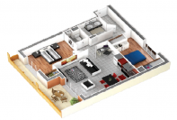 plan appartement 3D