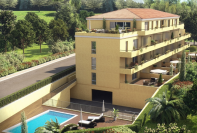 La résidence et la piscine