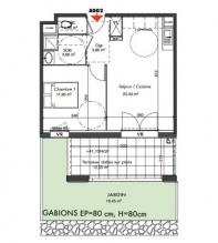 Aquarelle - plan T2