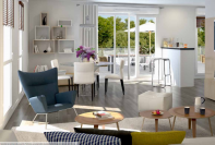 Intérieur appartement résidence Coeur Coteaux